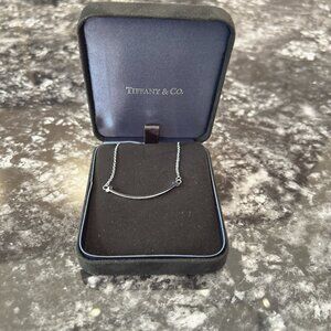 Tiffany & Co.Smile White Gold Necklace Small